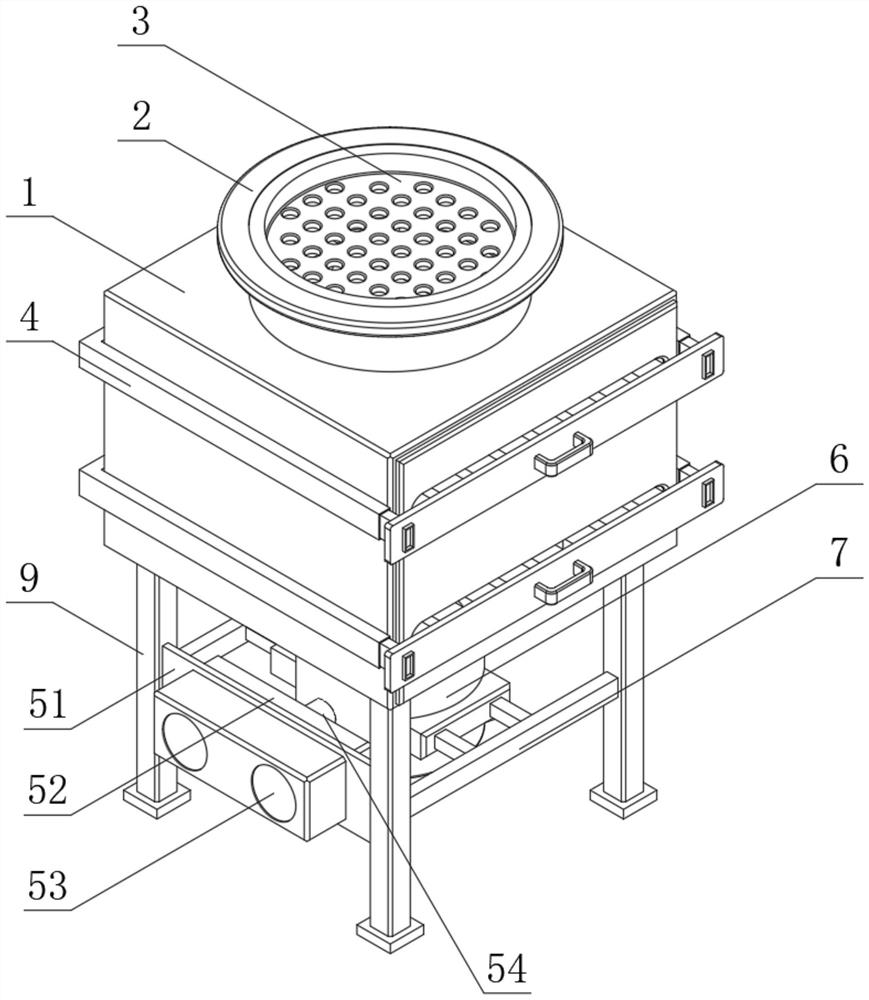 Gem particle and glass combined firing process