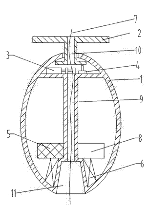 Automatic regulating buoy for fishing