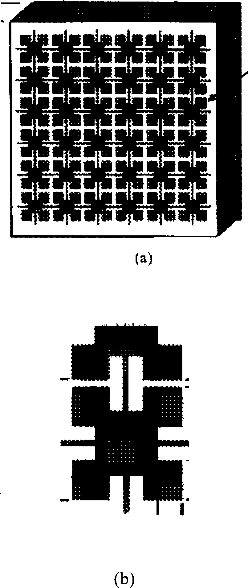 Electromagnetic forbidden band structure material