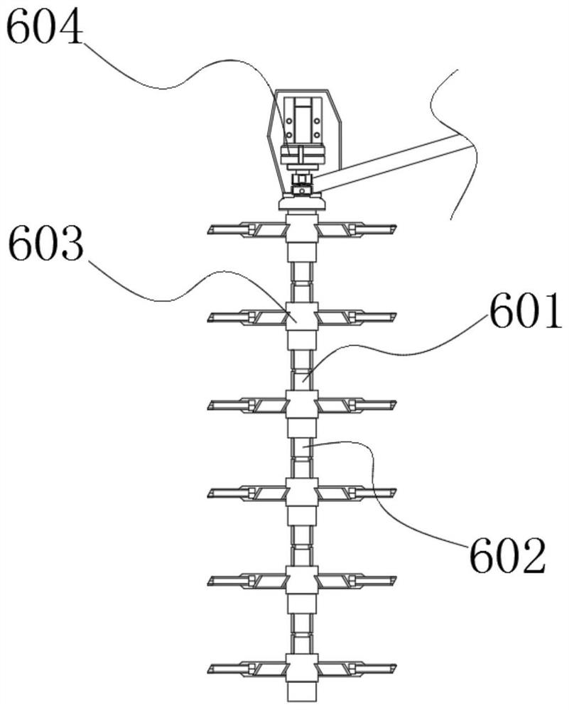 A kind of fast stirring device for mine grouting material