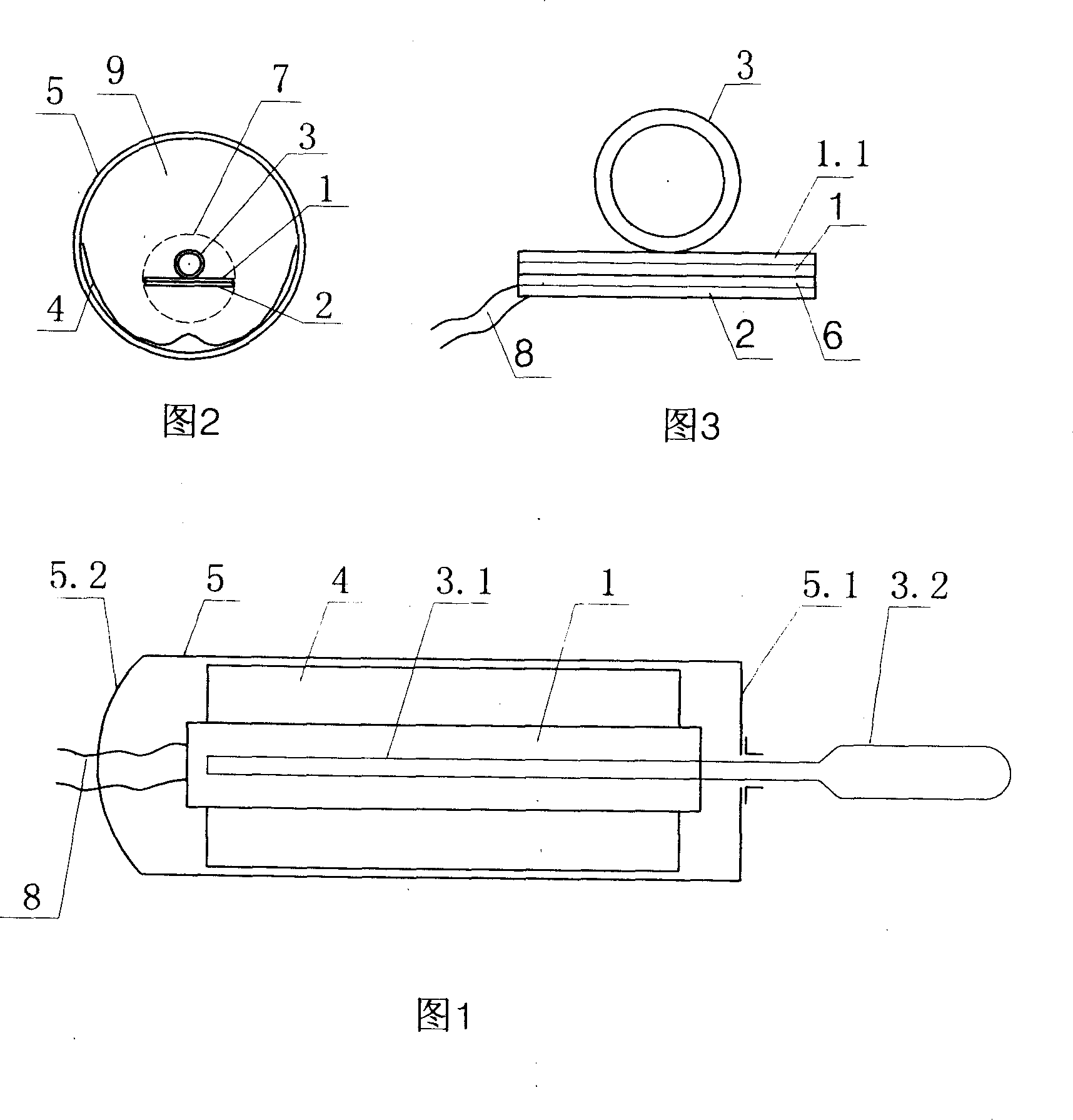 Internal light-focusing solar photoelectric and light-heat composite pipe