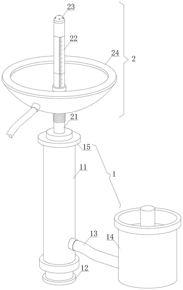 Colon perfusion device for anorectal surgery and implementation method thereof