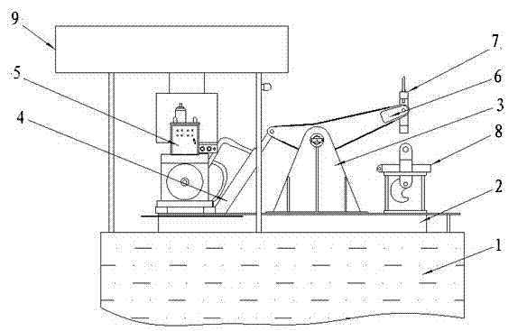 Dynamic compaction test bed