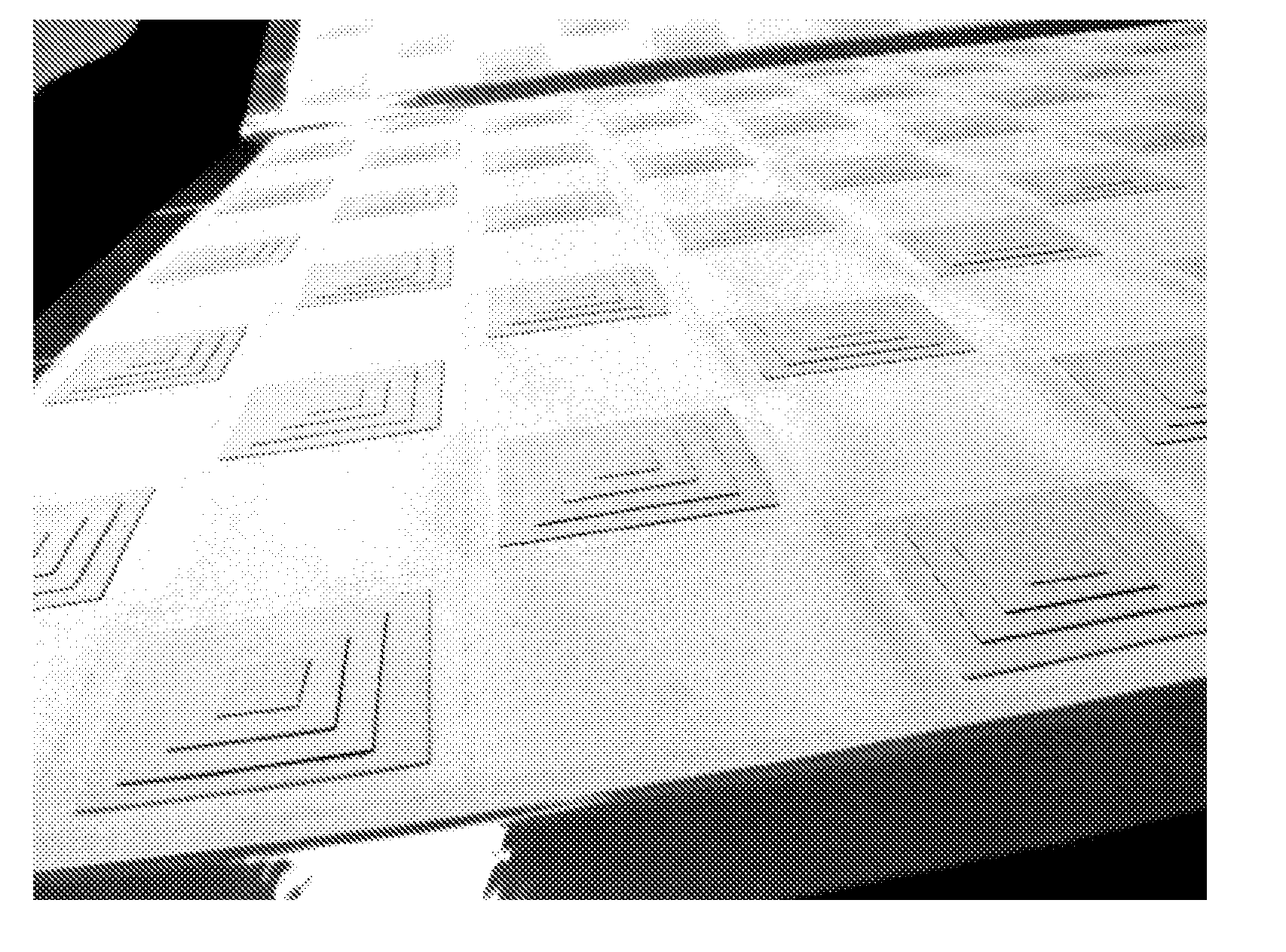 Methods for forming patterns in thin glass laminate structures