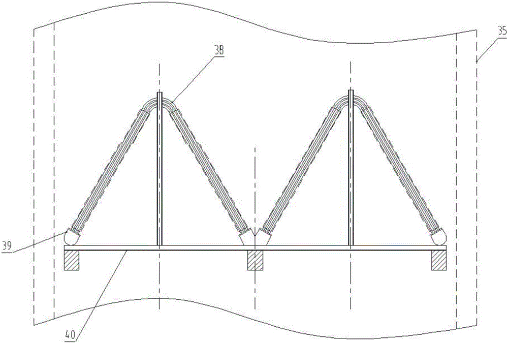 Waste heat recovery system of quenching tower