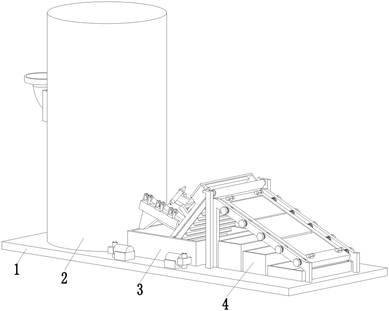 Mixing equipment for microcrystalline glass manufacturing, and microcrystalline glass mixing and manufacturing process