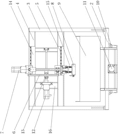 Stacking device of flat steel finished products