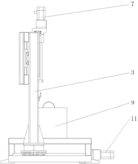 Stacking device of flat steel finished products