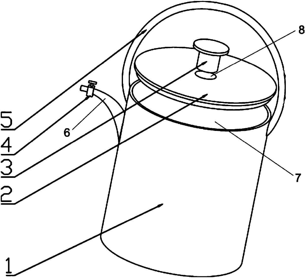 Liquid nitrogen tank