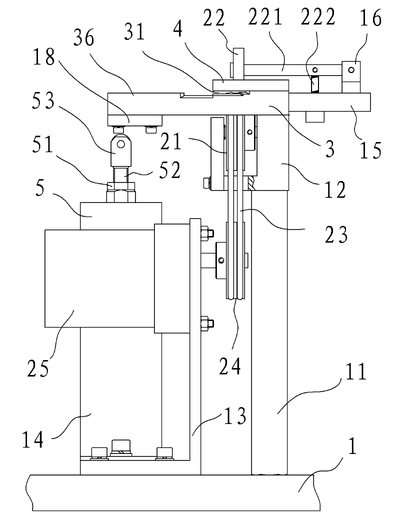 Lead frame bending device