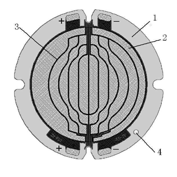 LED (Light Emitting Diode) integrated packaging substrate with shortest bonding wire and light source module applying substrate