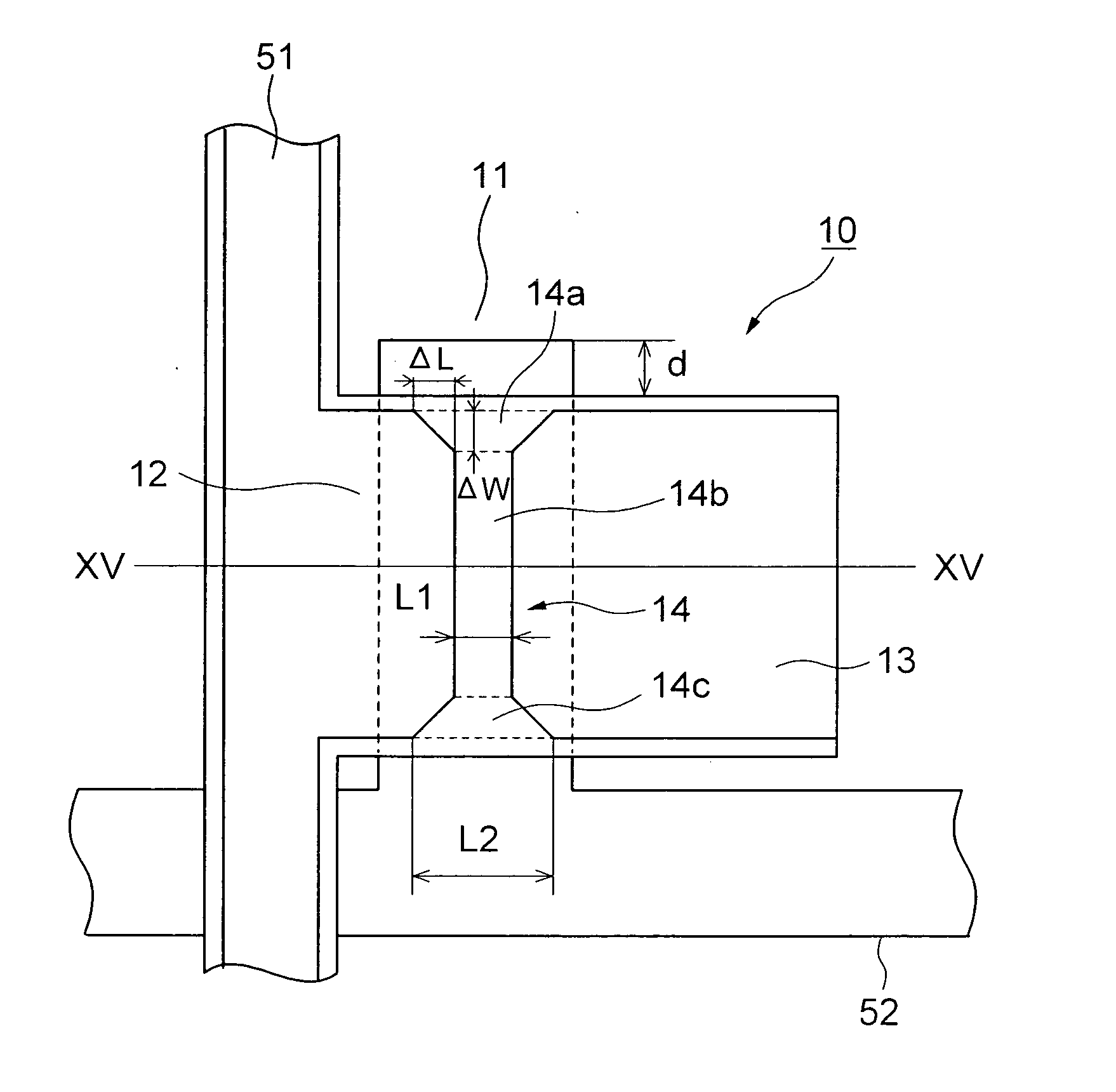 LCD device including a TFT for reducing leakage current