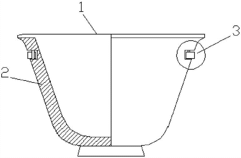 Novel anti-scald bowl