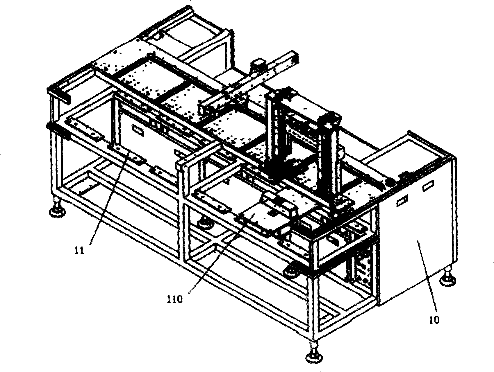 Multi-test point semiconductor test machine station automated setting method