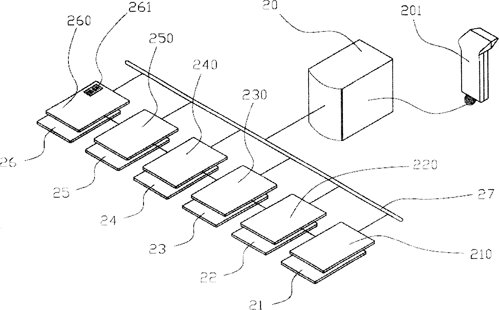 Multi-test point semiconductor test machine station automated setting method