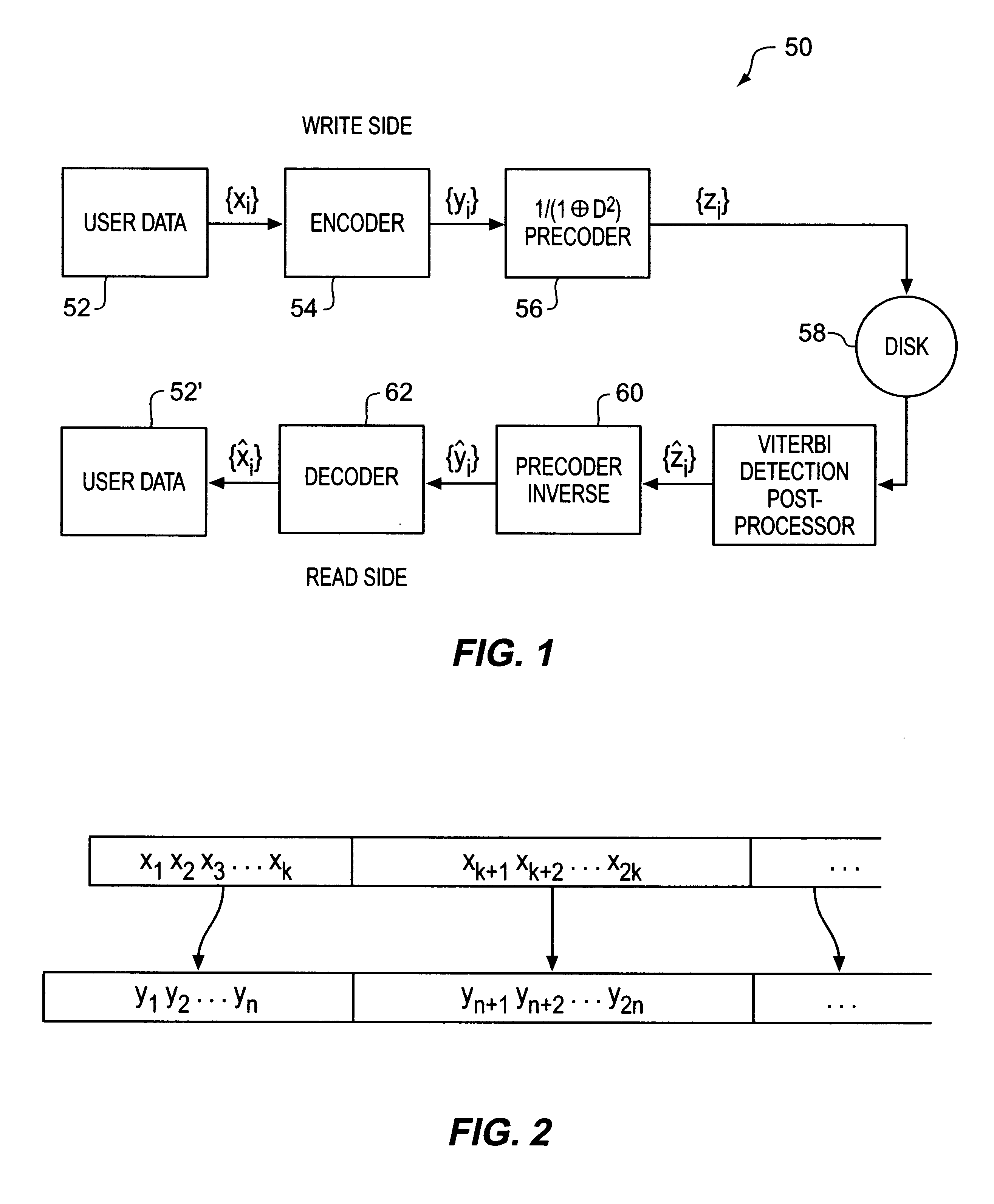 Rate 32/34 (D=0, G=9/I=9) modulation code with parity for a recording channel