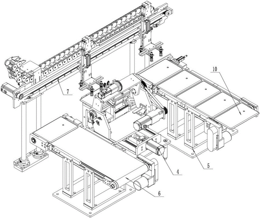 Core part coating reinforced metal plate edge trimming device provided with security and protection device