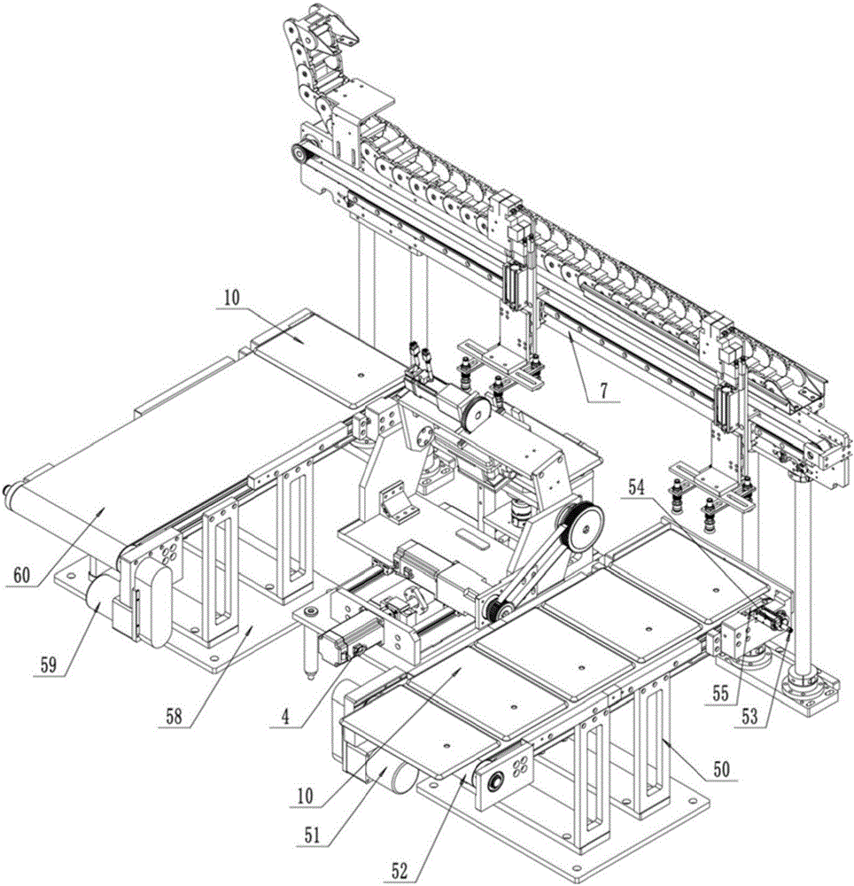 Core part coating reinforced metal plate edge trimming device provided with security and protection device