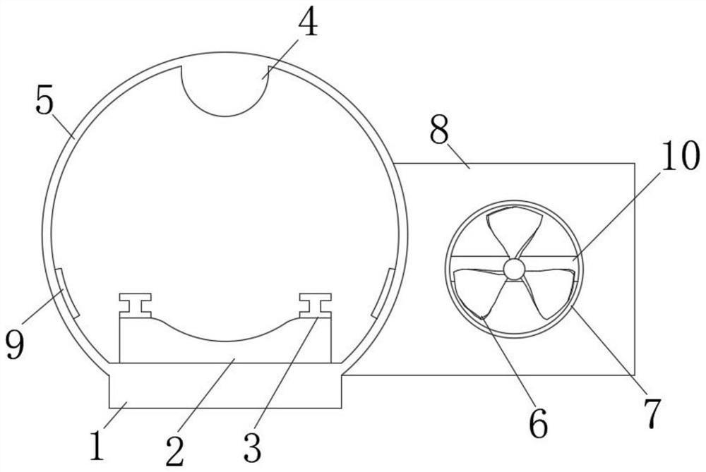 Transverse channel and parallel guide railway tunnel experiment device