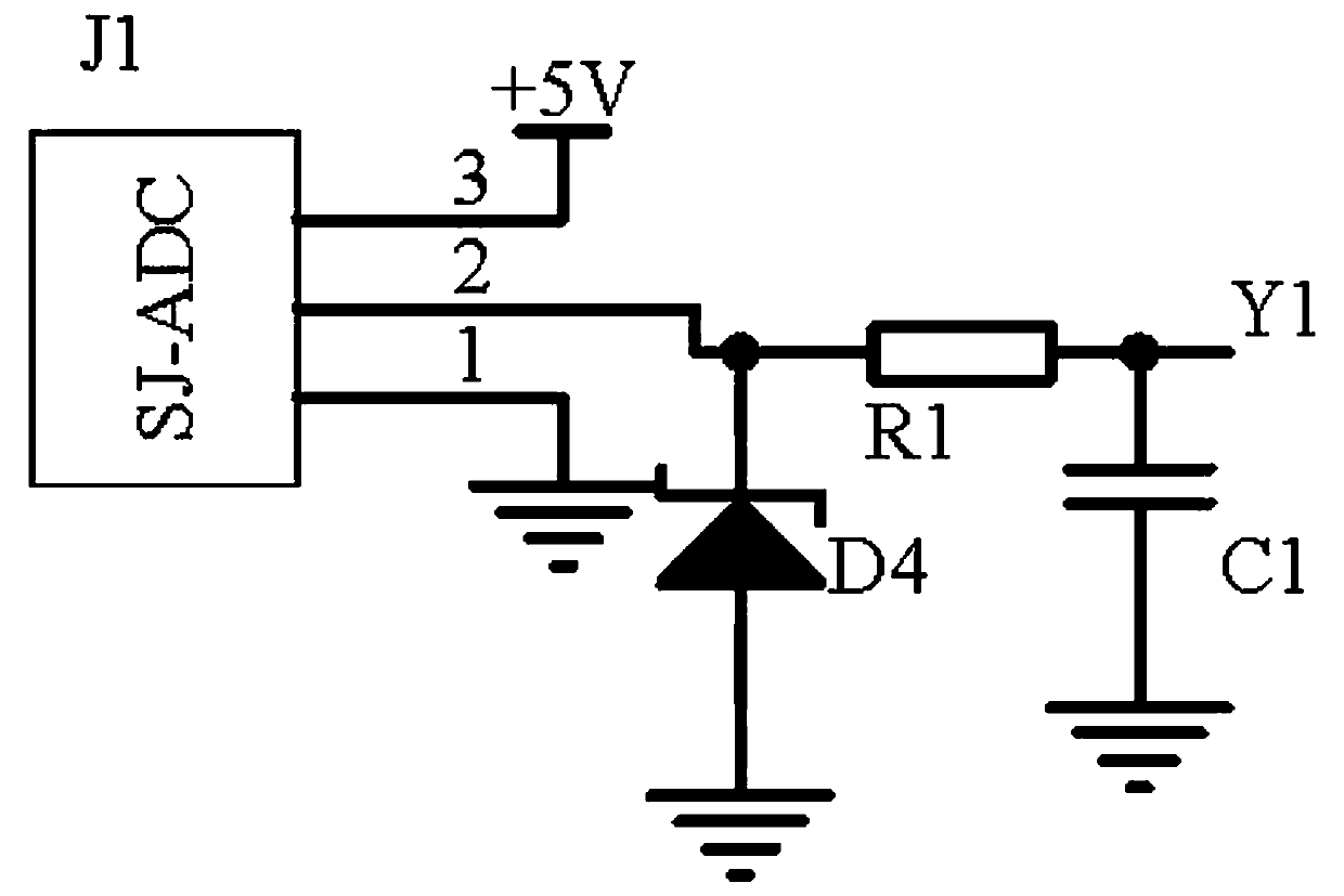 Industrial equipment operation monitoring signal adjusting circuit