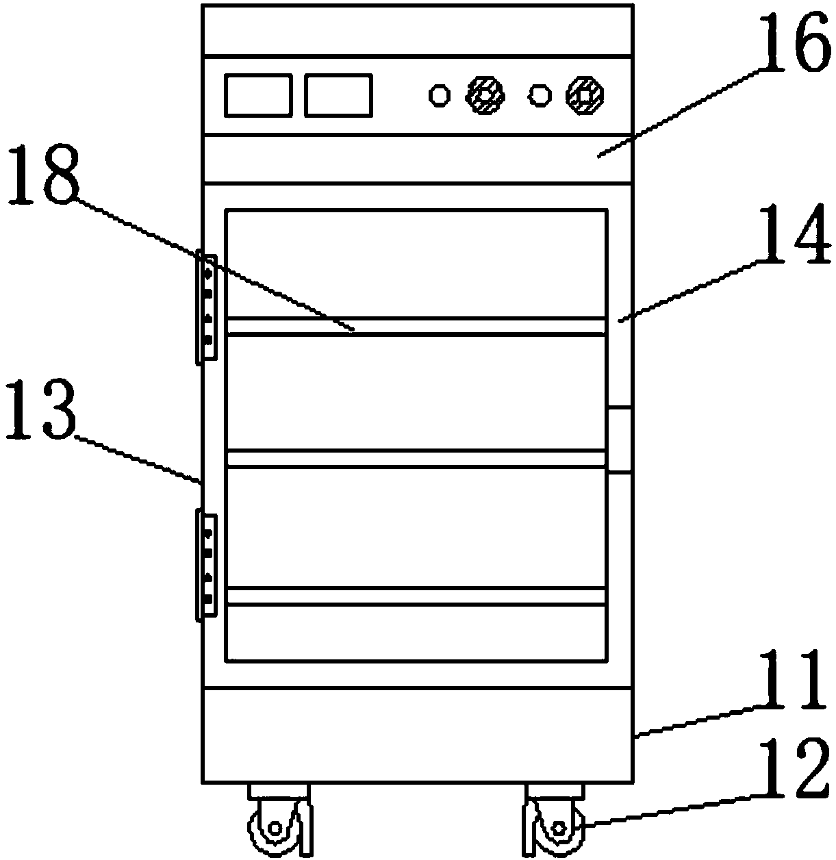 Flour fermentation device for pastry production