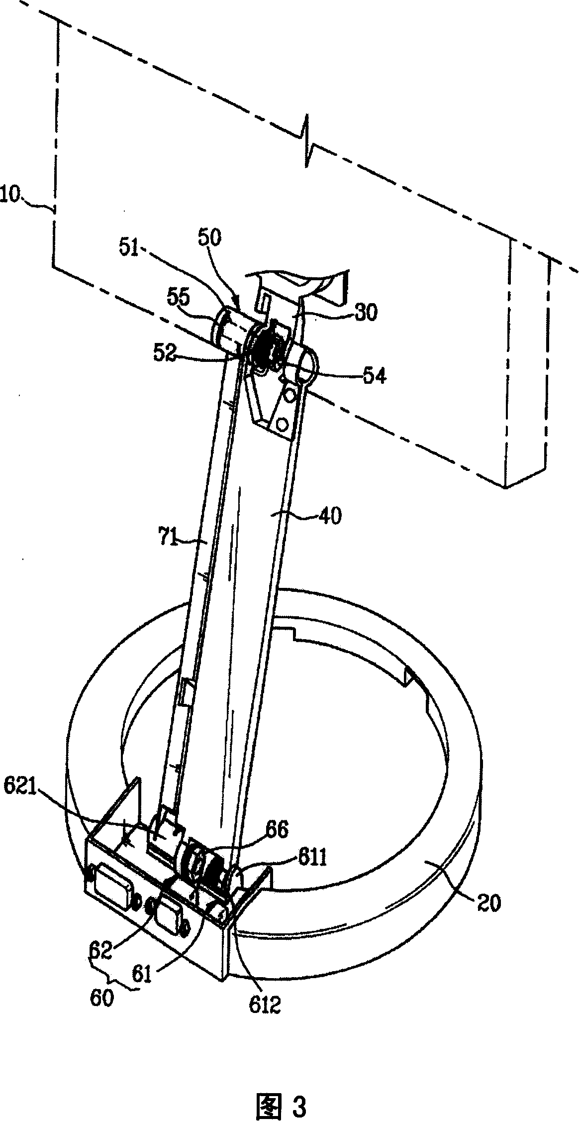 Display hinge device