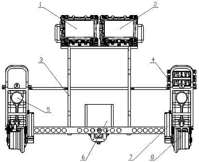 Full-automatic unmanned subway or urban subway track detection method