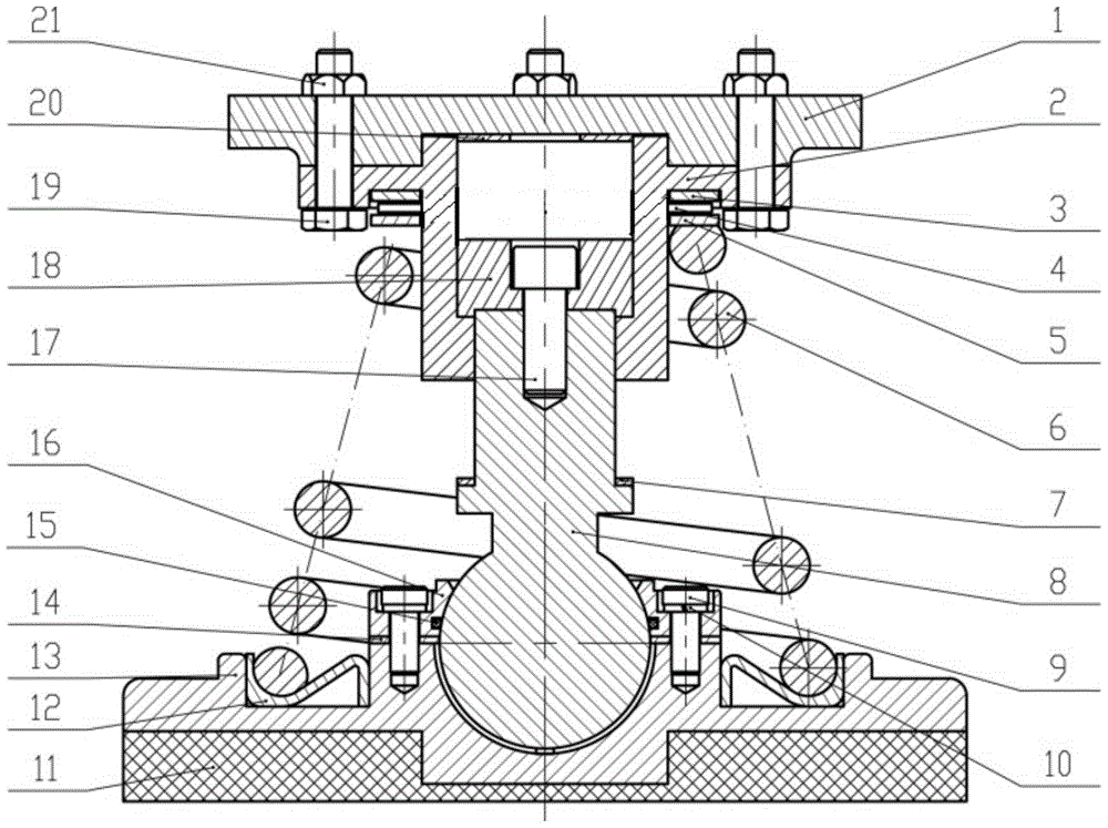 A foot mechanism of a large load-bearing legged robot