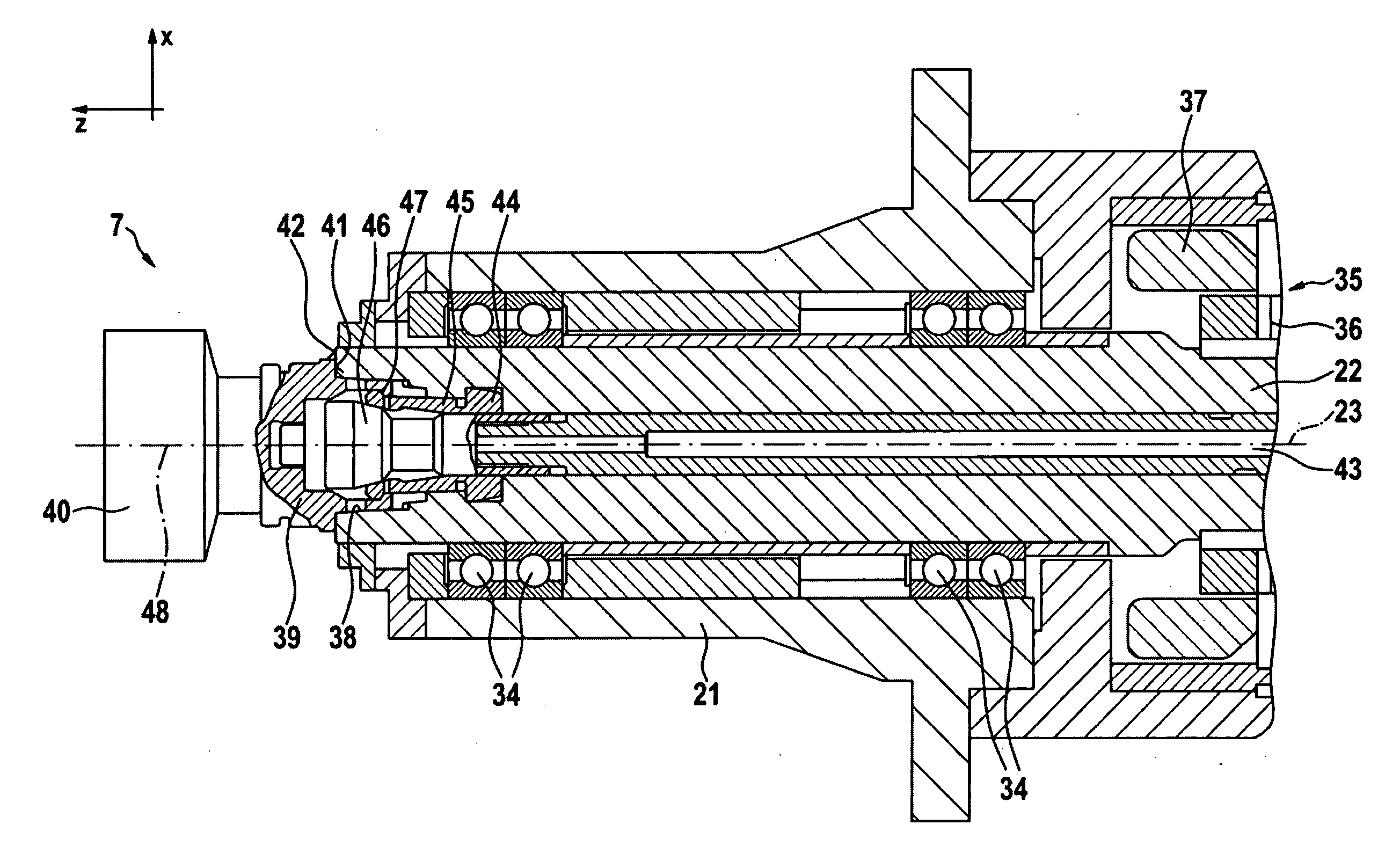 Method for testing the fit or for testing the imbalance of a tool