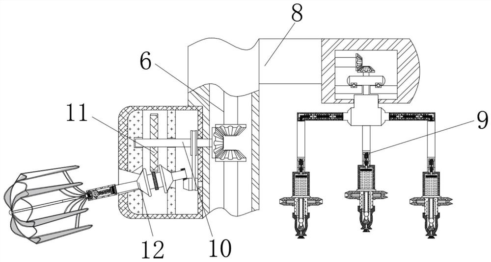 Gravity induction triggered steel metal cutting machining waste chip recycling and cleaning device