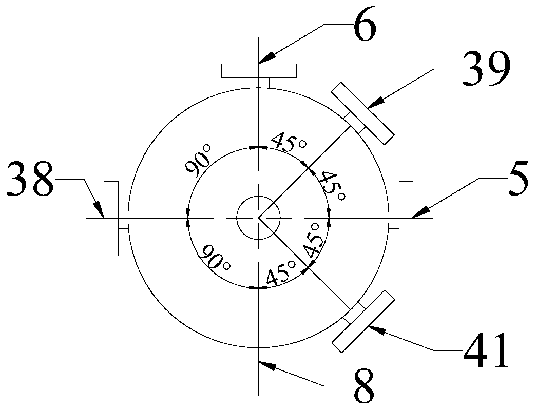 Oxidation absorption equipment for integrated removal of multiple coal-fired flue gas pollutants