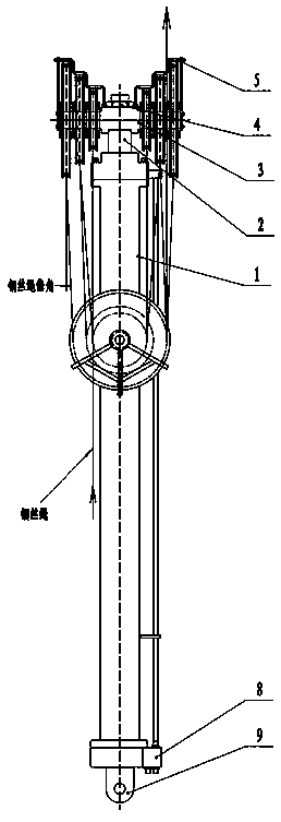 Main engine for oil drilling machine hydraulic hoister