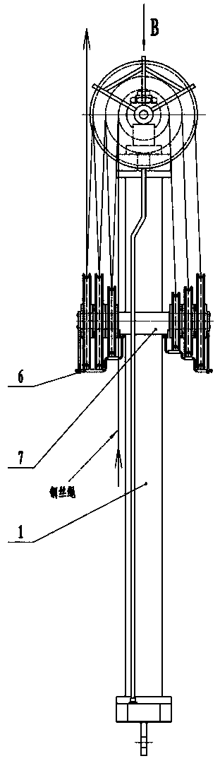 Main engine for oil drilling machine hydraulic hoister