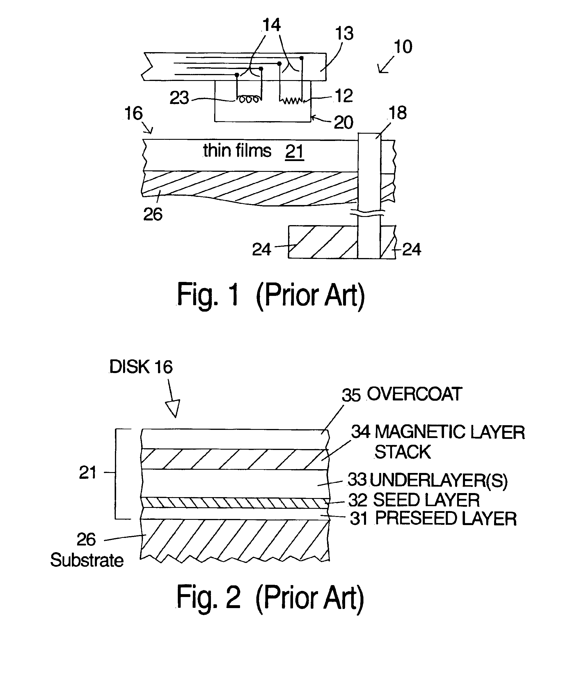 Magnetic anisotropy adjusted laminated magnetic thin films for magnetic recording