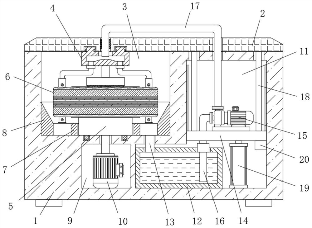 Tire bursting test simulation device and simulation method thereof