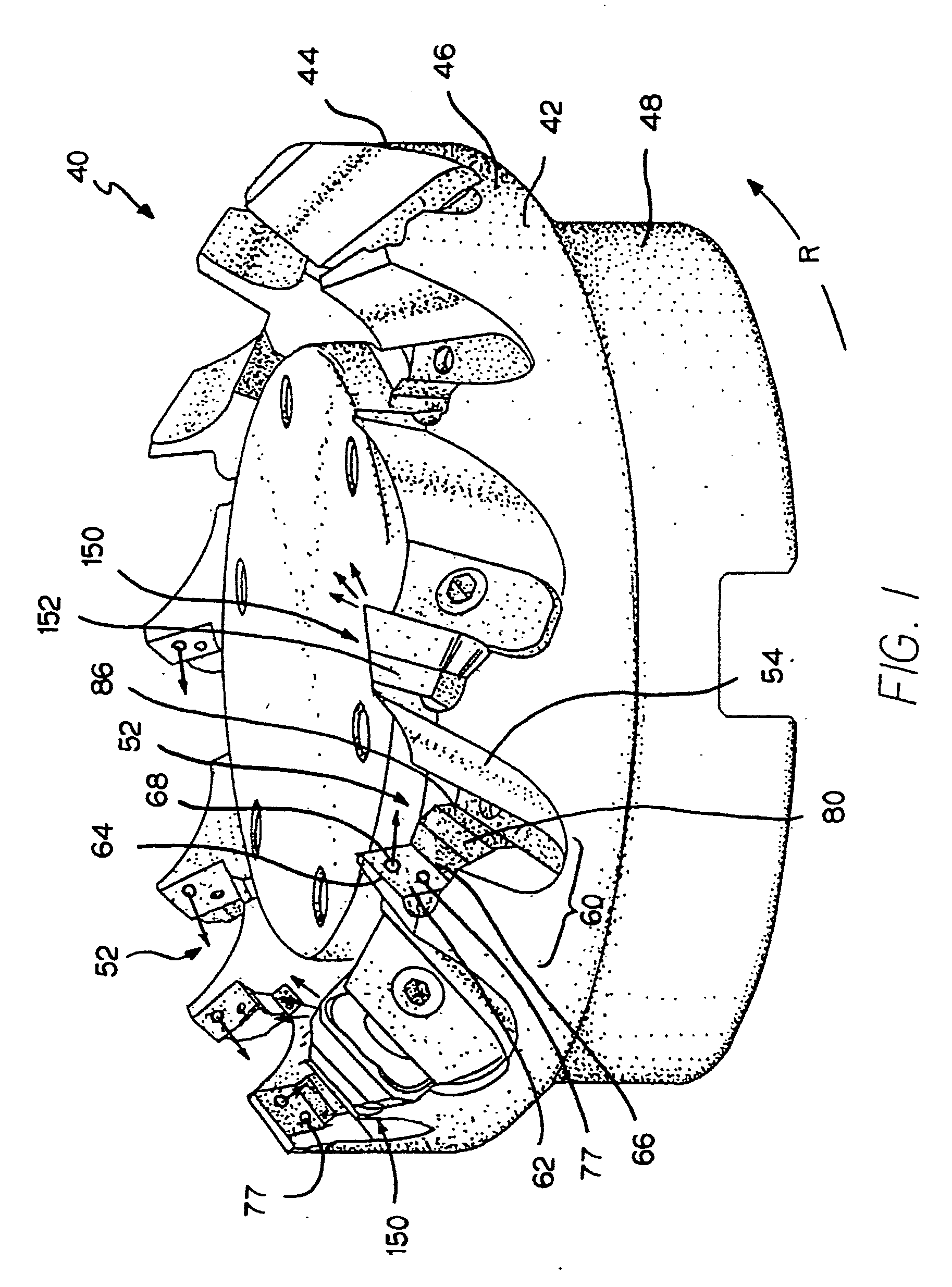 Milling cutter and milling insert with coolant delivery