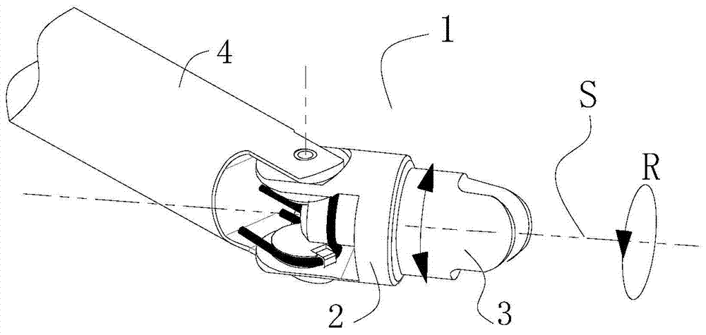 Axial rotary module for minimally invasive instruments