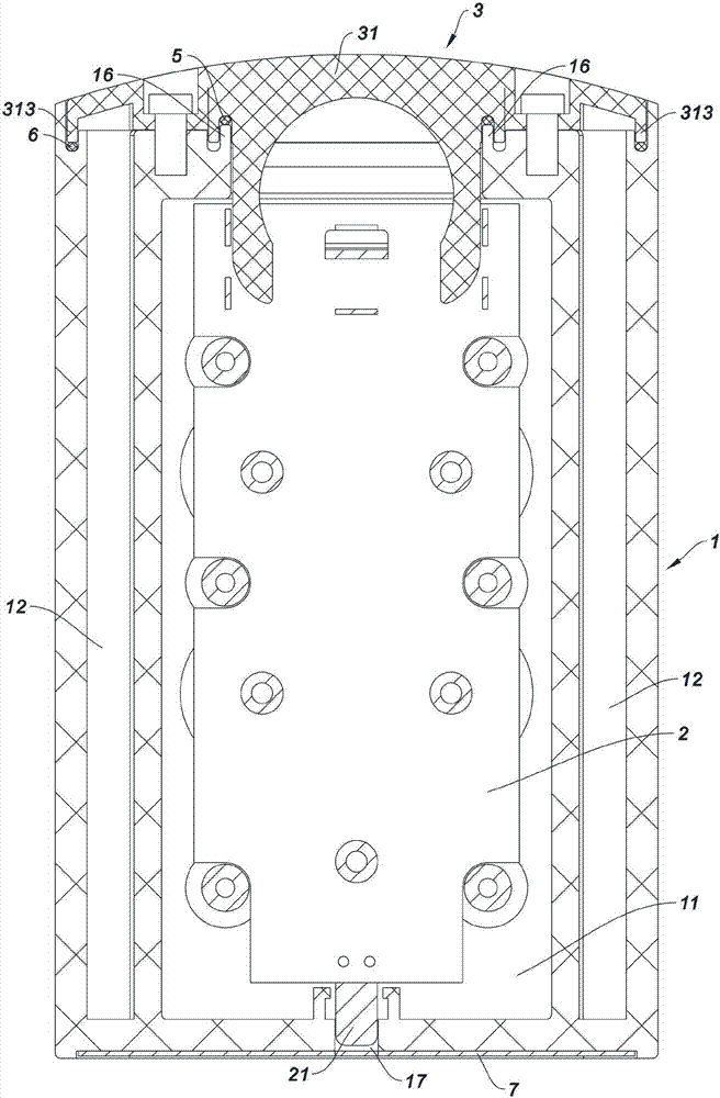 Remote controller with floating waterproof function