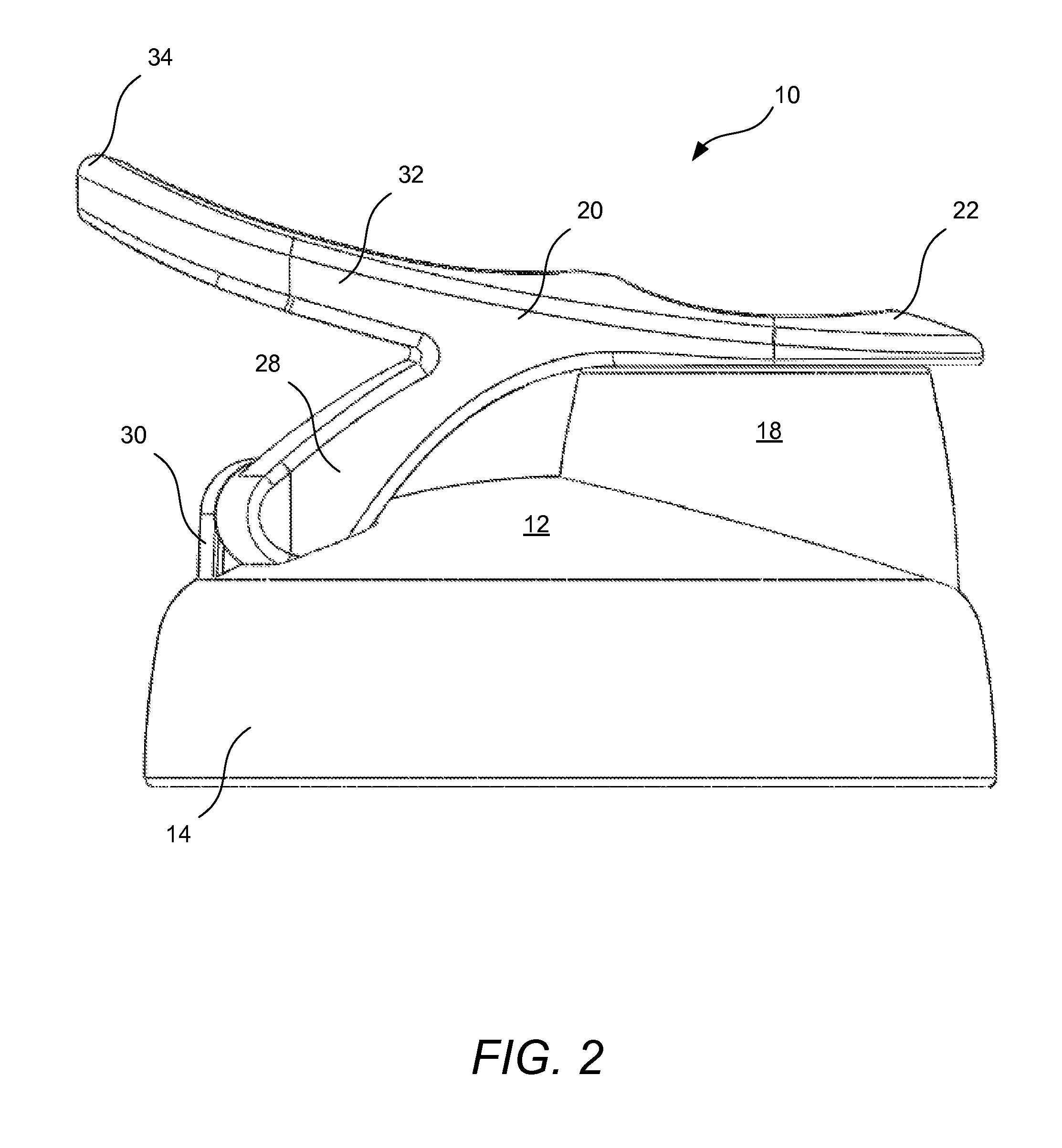 Bottle closure with integrated flip top handle