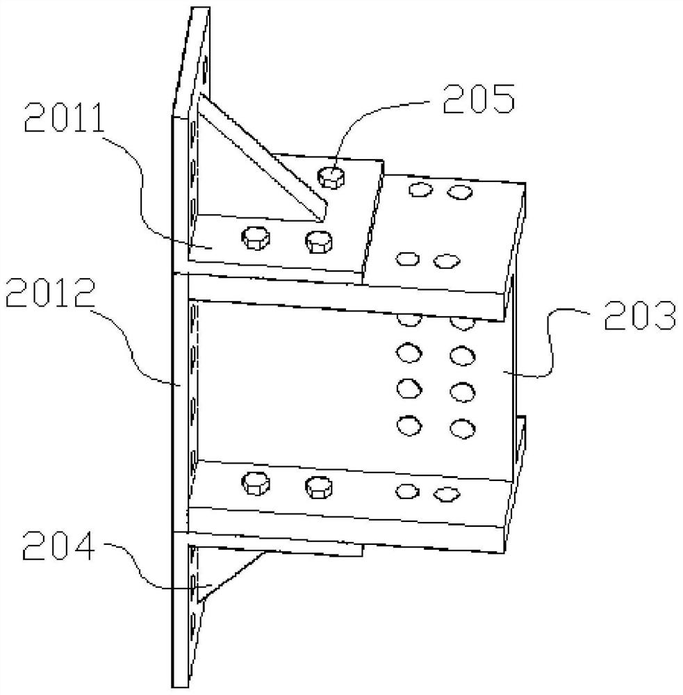 Steel pipe constraint profile steel type recycled concrete column-beam assembly type joint and mounting method