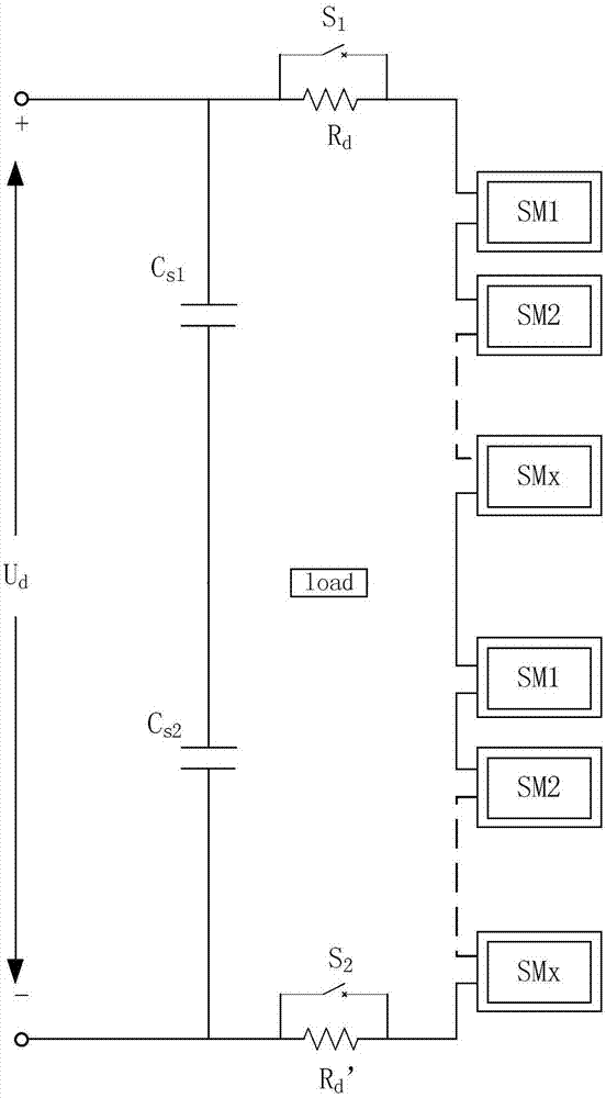 Modular multi-level structure impulse voltage generating device and method thereof