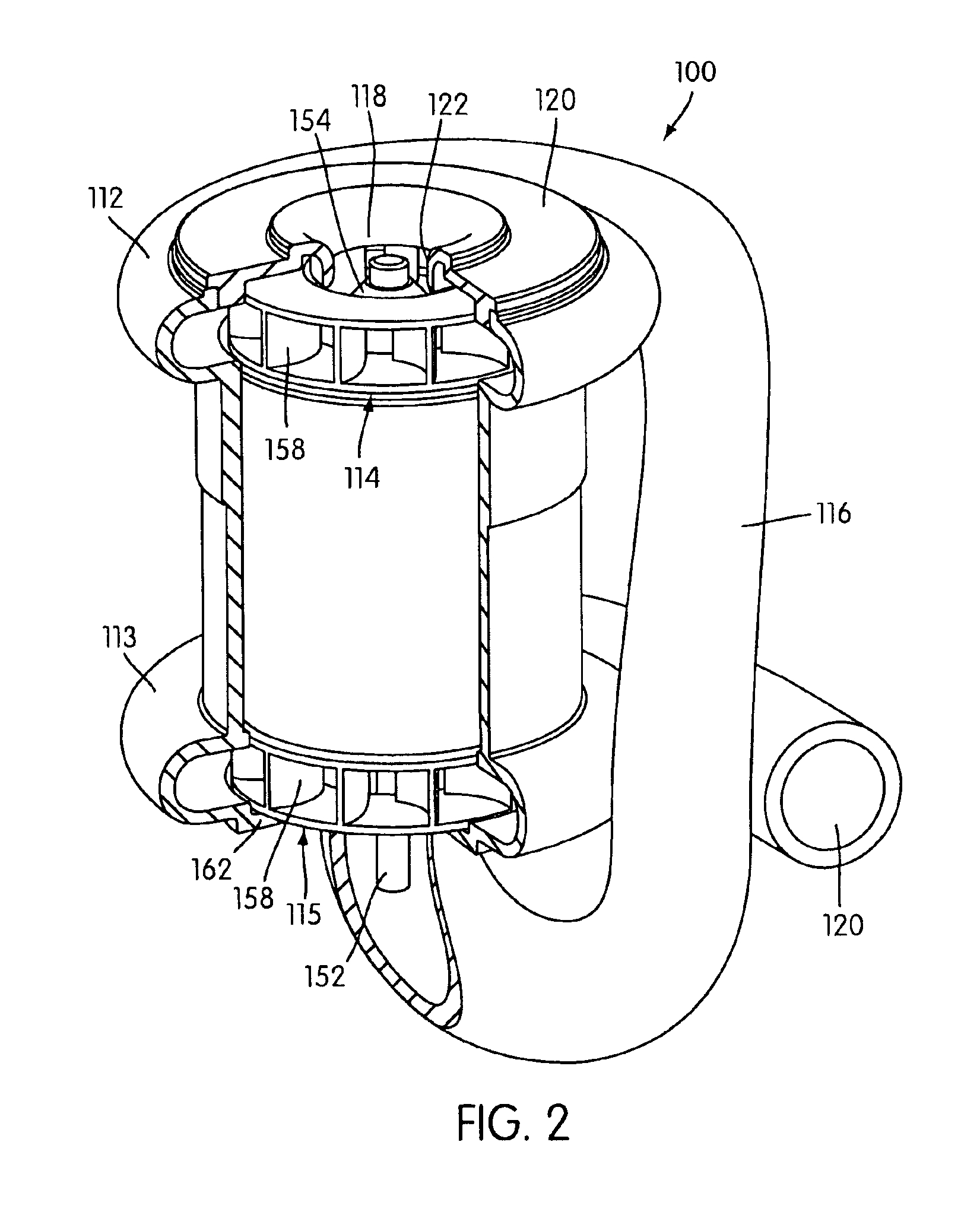 Double-ended blower and volutes therefor