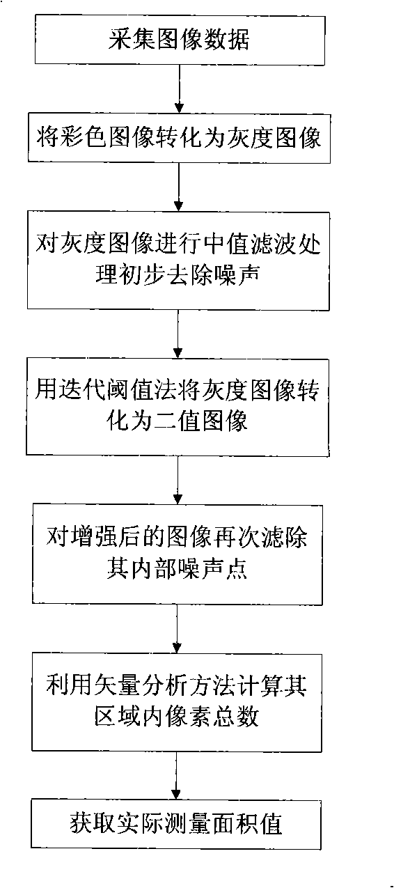 System and method for measuring leather area based on digital image method