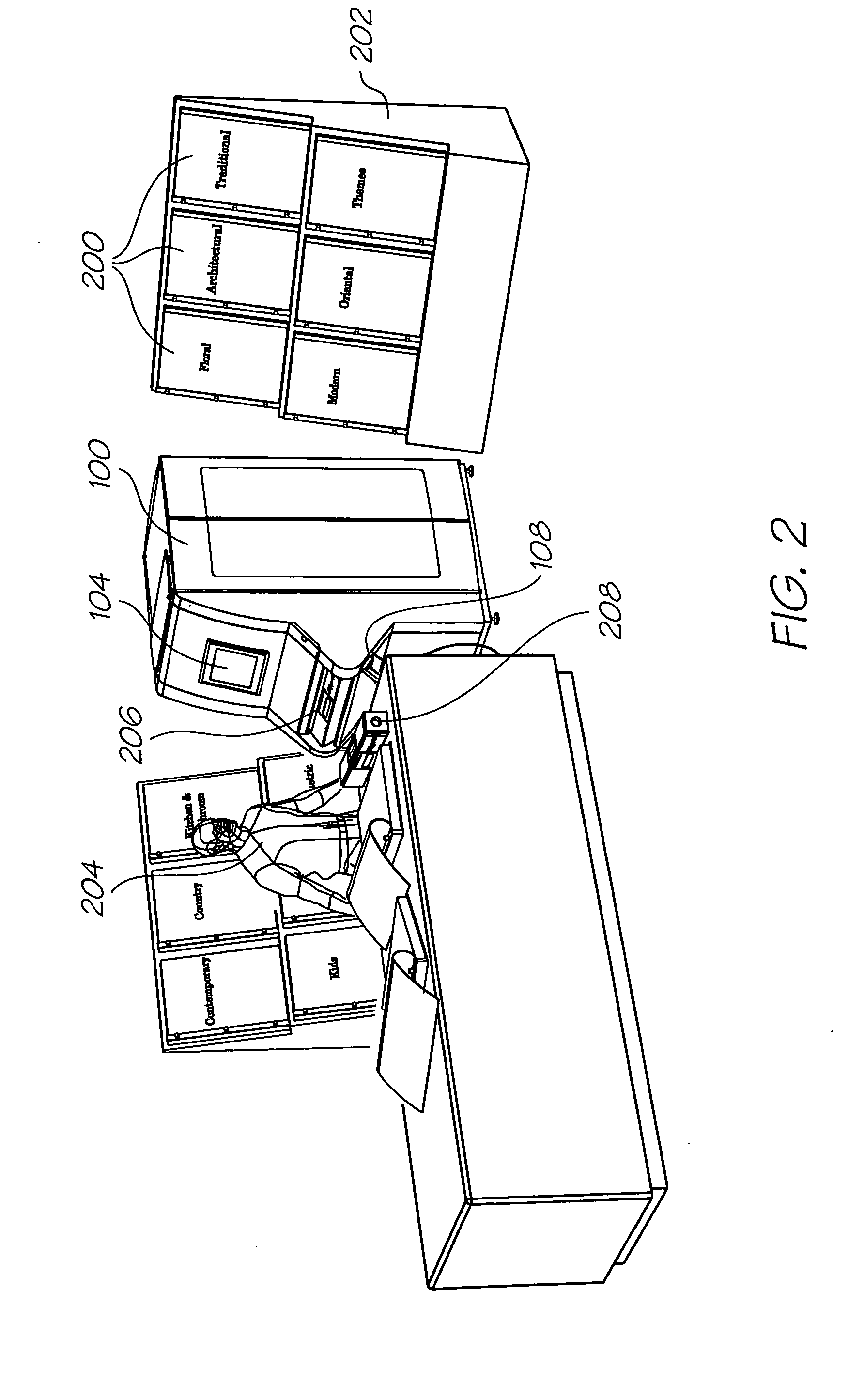 Methods for printing wallpaper on demand