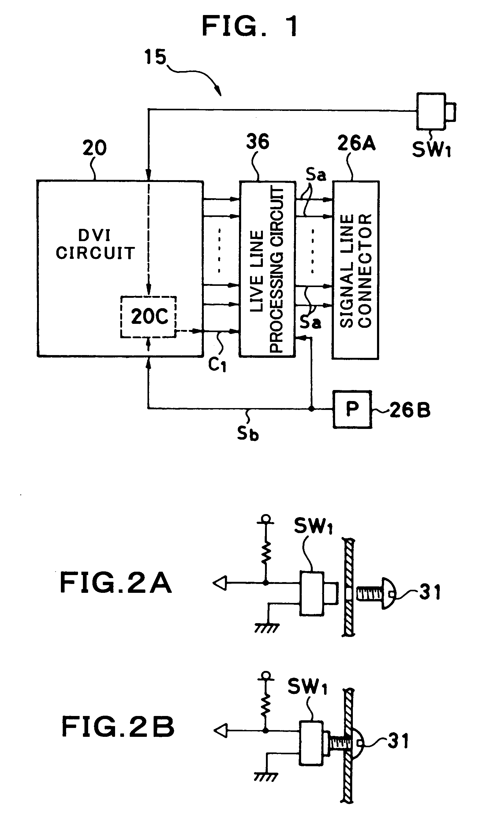 Electronic endoscope apparatus for connection to adapter unit