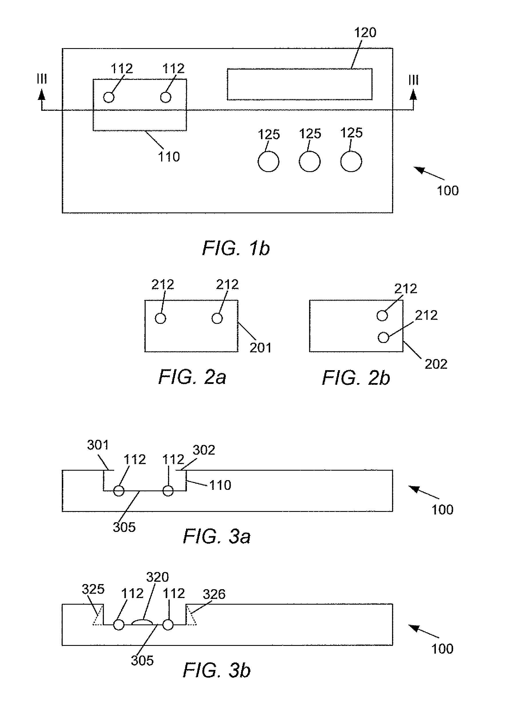 Card configured to receive separate battery