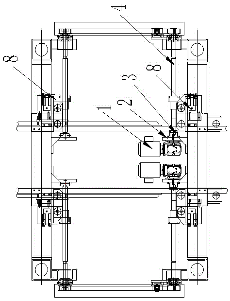 Hydraulic clamp side plate adjusting mechanism