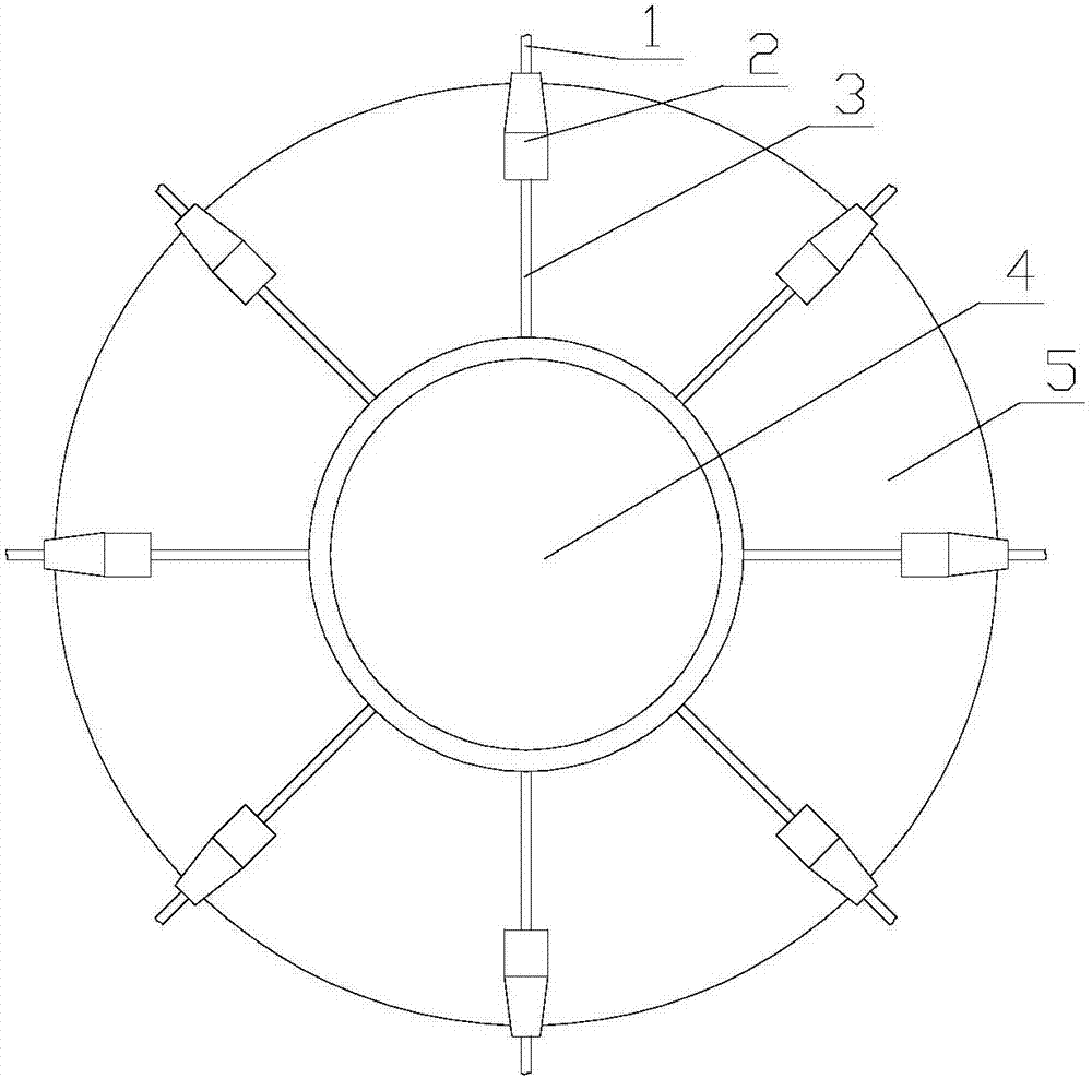 Shaft end connecting piece suitable for multi-rotor long wheelbase aircraft