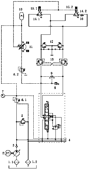 Hydraulic rotary mechanism of new segment assembly machine