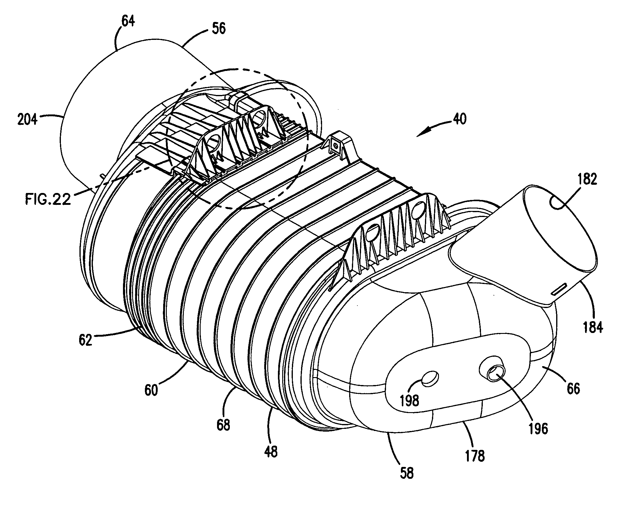 Air filter having fluted filter media